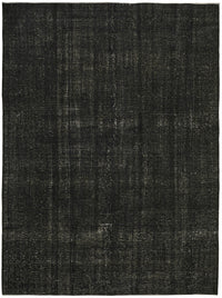 Zelko Overdyed Siyah Gri Desensiz El Dokuma Halı 287x380 cm 45449