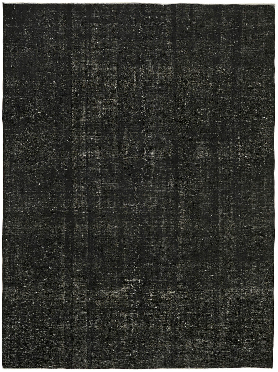 Zelko Overdyed Siyah Gri Desensiz El Dokuma Halı 287x380 cm 45449