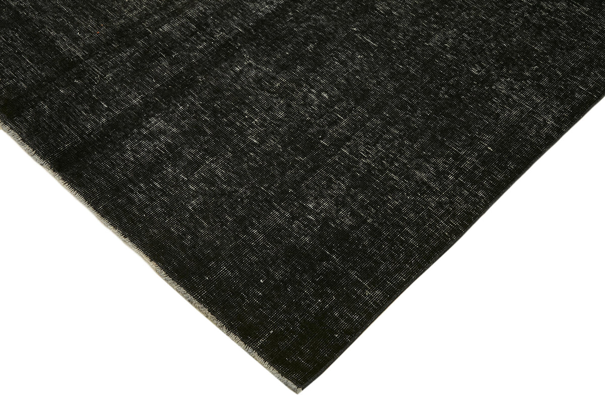 Zelko Overdyed Siyah Gri Desensiz El Dokuma Halı 287x380 cm 45449 – detay görünümü