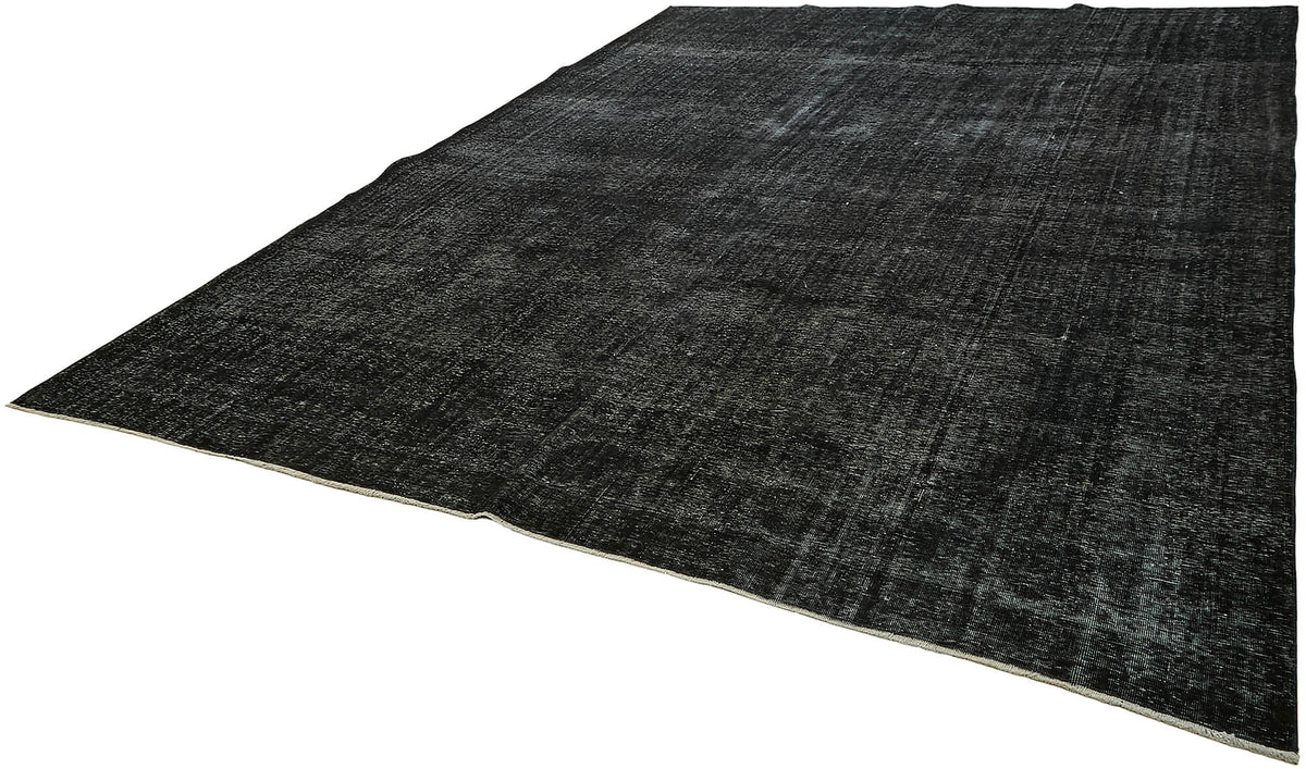 Zelko Siyah Gri Halı, Düz ve Melanje Efektli 315x386 cm 45450 – doku yakın çekim
