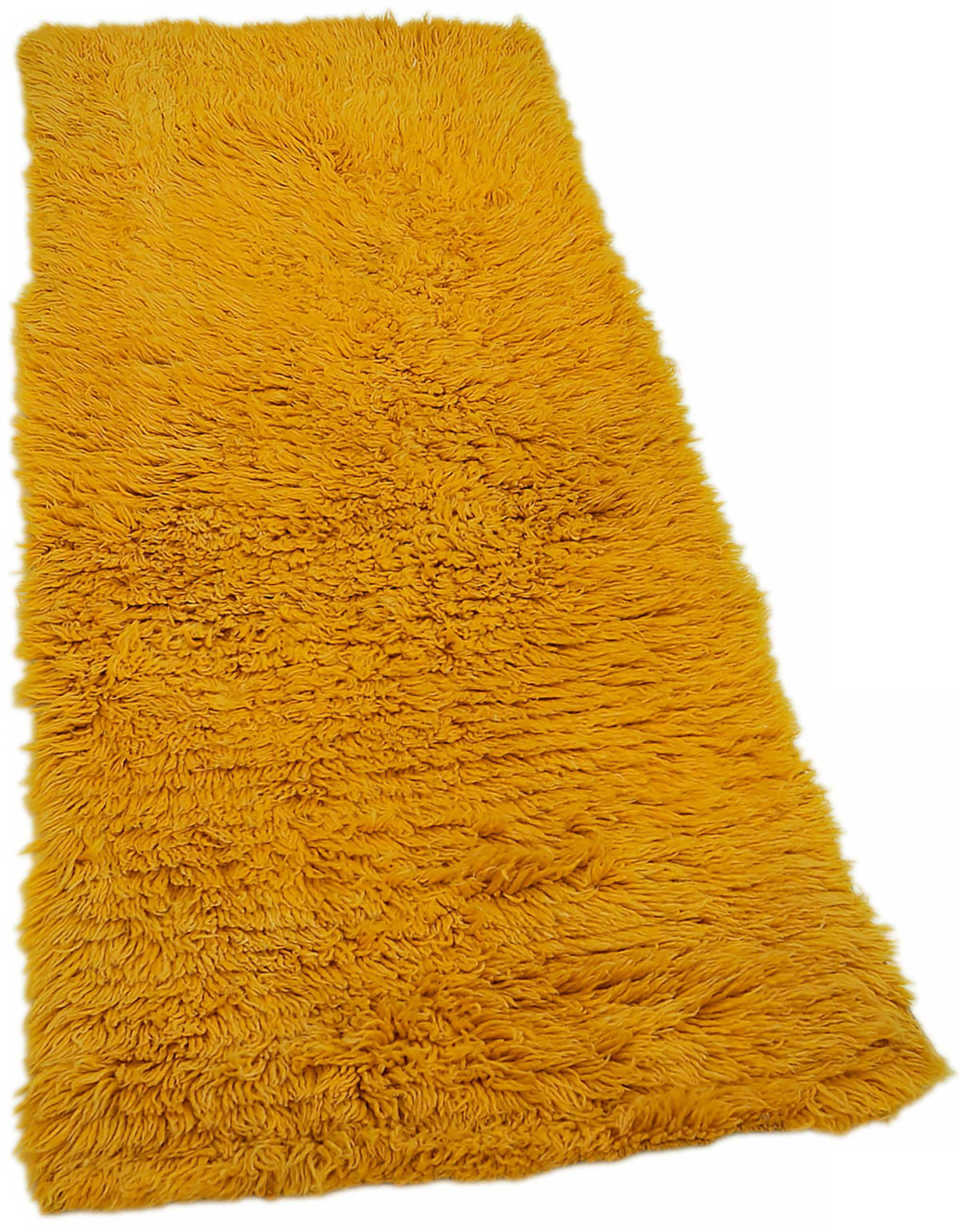 Timvi Sarı Yeşil Düz Modern El Dokuma Halı 60x150 cm – genel görünüm