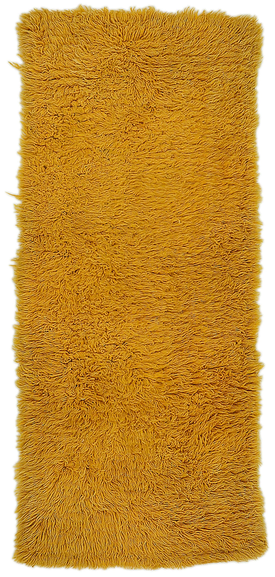 Timvi Sarı Yeşil Düz Desenli El Dokuma Halı 60x144 cm
