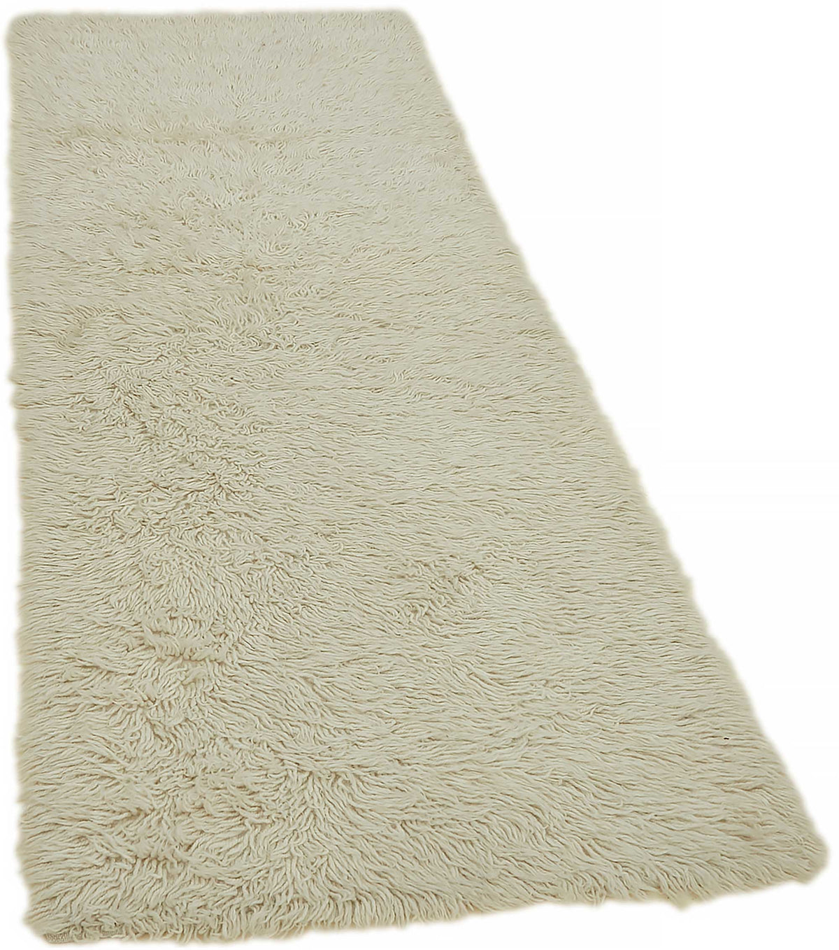 Timvi Desensiz Düz Bej ve Yeşil Renkli Tulu Halı 80x205 cm – genel görünüm