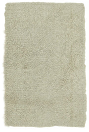 Timvi Desensiz Düz Bej ve Yeşil Renkli Tulu Halı 130x200 cm