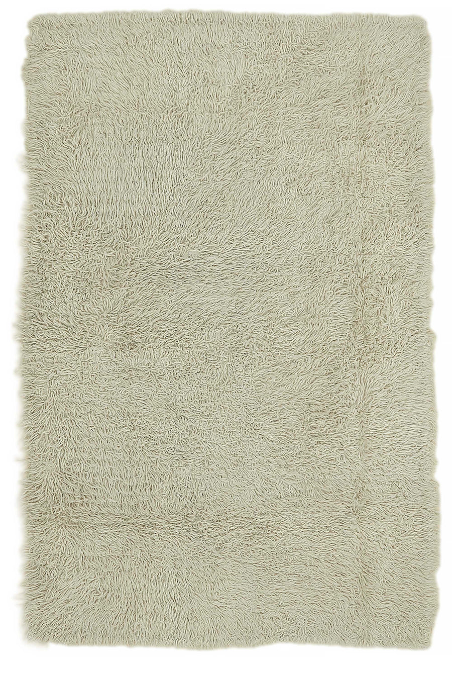 Timvi Desensiz Düz Bej ve Yeşil Renkli Tulu Halı 130x200 cm