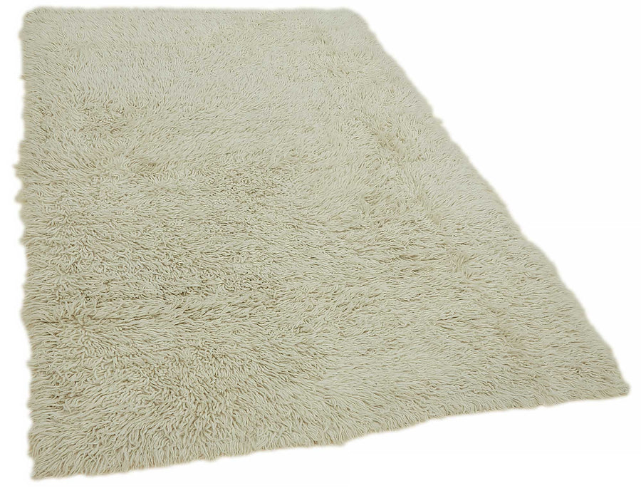 Timvi Desensiz Düz Bej ve Yeşil Renkli Tulu Halı 130x200 cm – genel görünüm