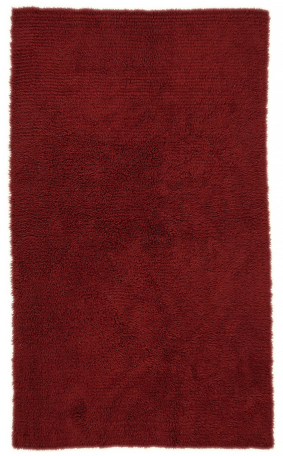 Timvi Bordo Yeşil Düz Modern El Dokuma Halı 117x198 cm