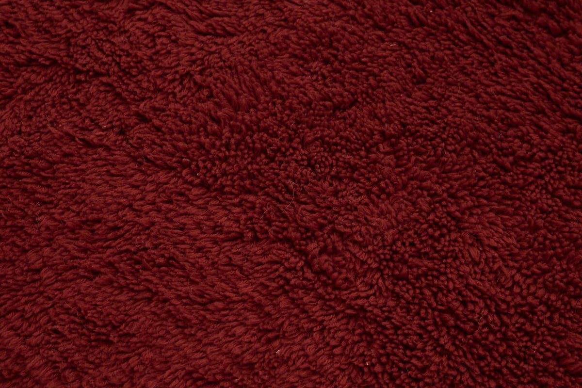 Timvi Bordo Yeşil Düz Modern El Dokuma Halı 117x198 cm – mekânda kullanım