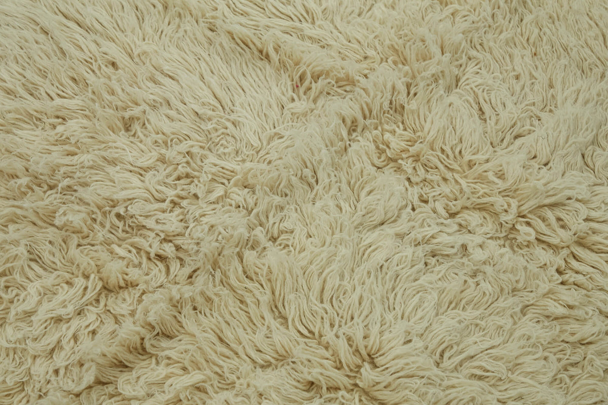 Timvi Desensiz Bej ve Açık Haki Yeşil Tulu Halı 154x182 cm – mekânda kullanım