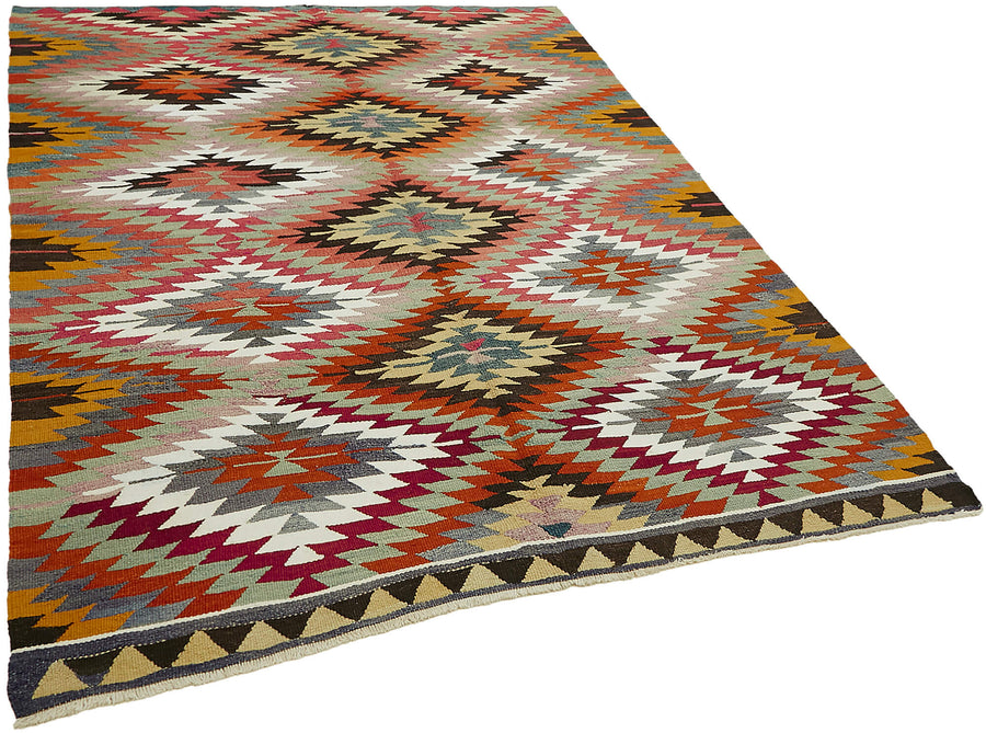 Kavro Anadolu Kilim Çok Renkli Baklava Desenli 170x214 cm 45933 – genel görünüm