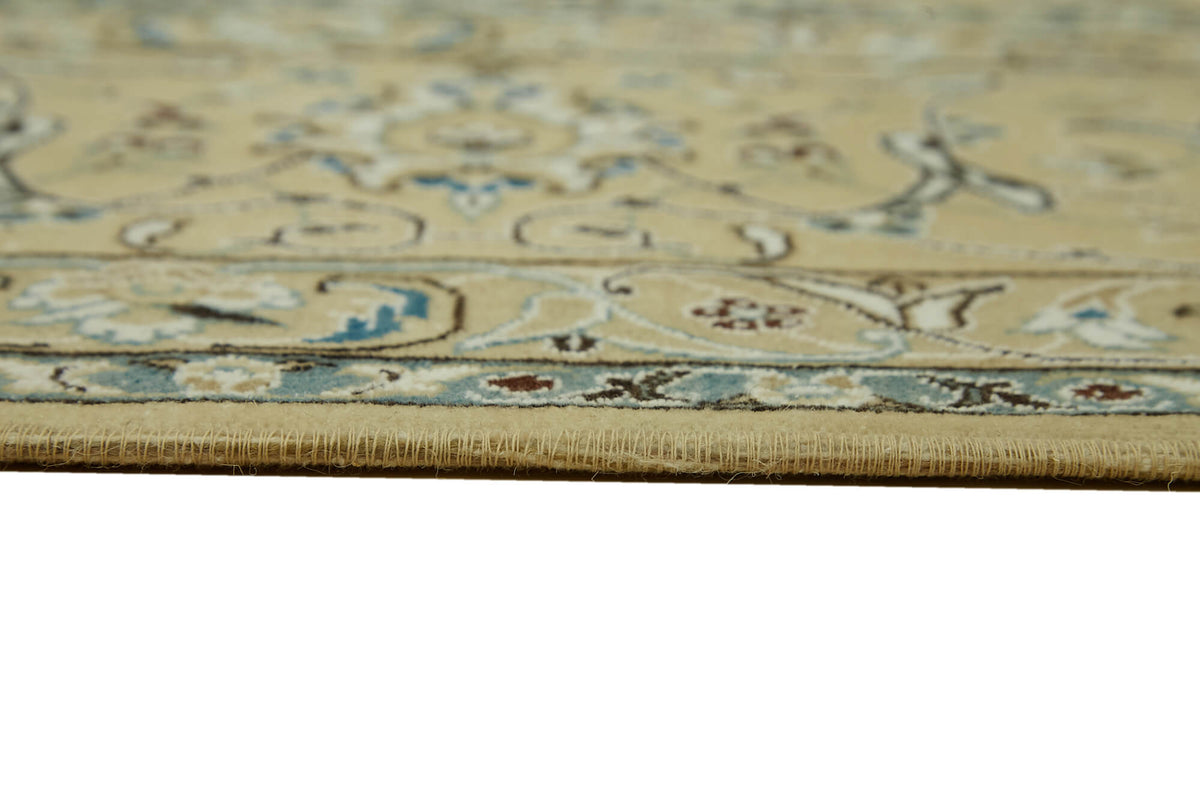 Rusvo Açık Mavi Halı Vintage Madalyon Desenli 242x342 cm 46459 – farklı açı