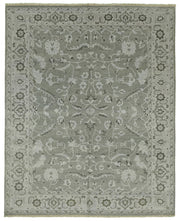 Nivro Açık Gri Halı Klasik Çiçekli El Dokuması 242x301 cm