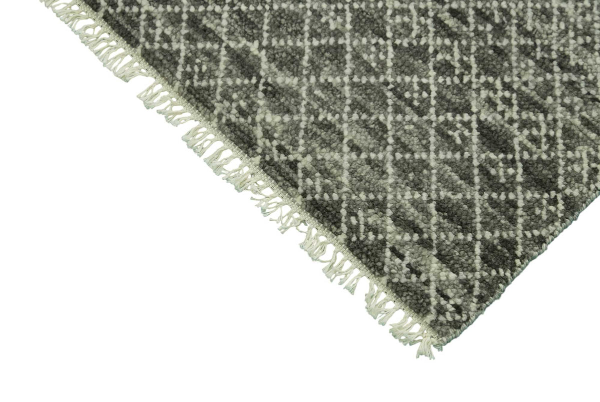 Nivro Açık Gri Halı Modern Geometrik Desenli 272x362 cm – detay görünümü