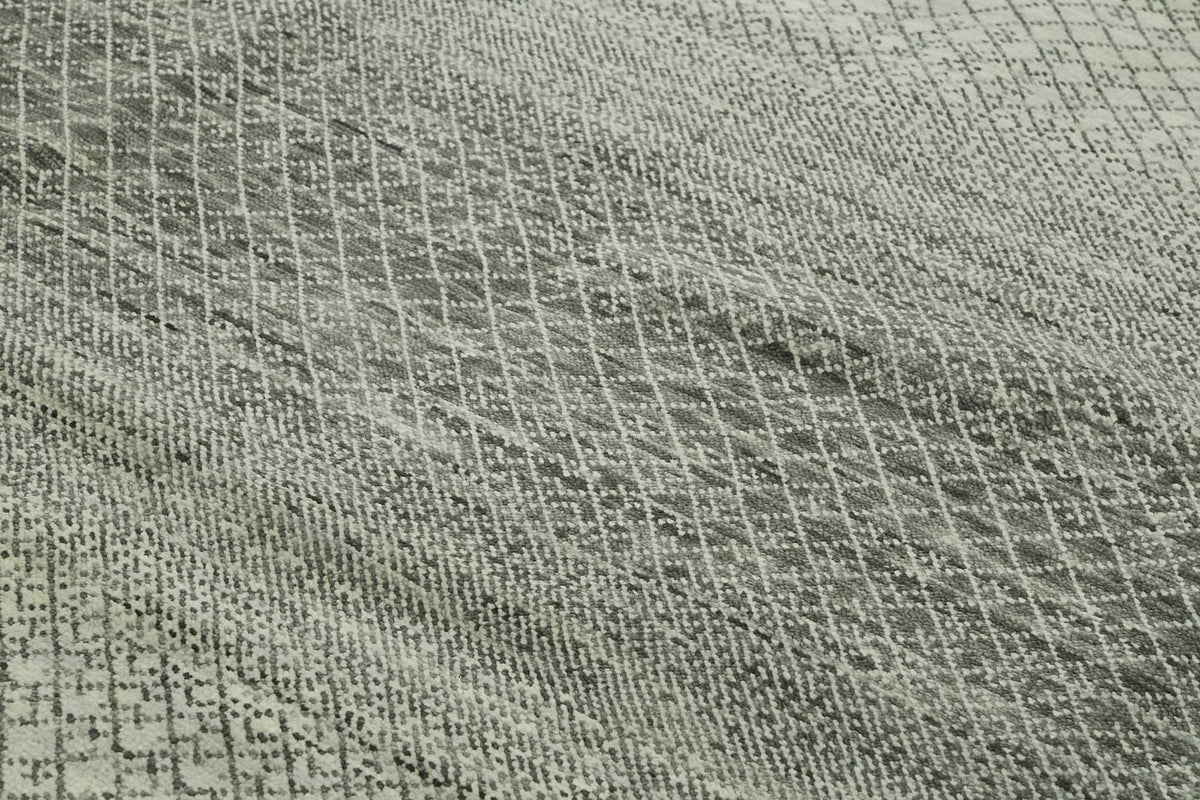 Nivro Açık Gri Halı Modern Geometrik Desenli 272x362 cm – mekânda kullanım