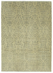 Nivro Bej Gri Geometrik Modern El Dokuma Halı 251x352 cm
