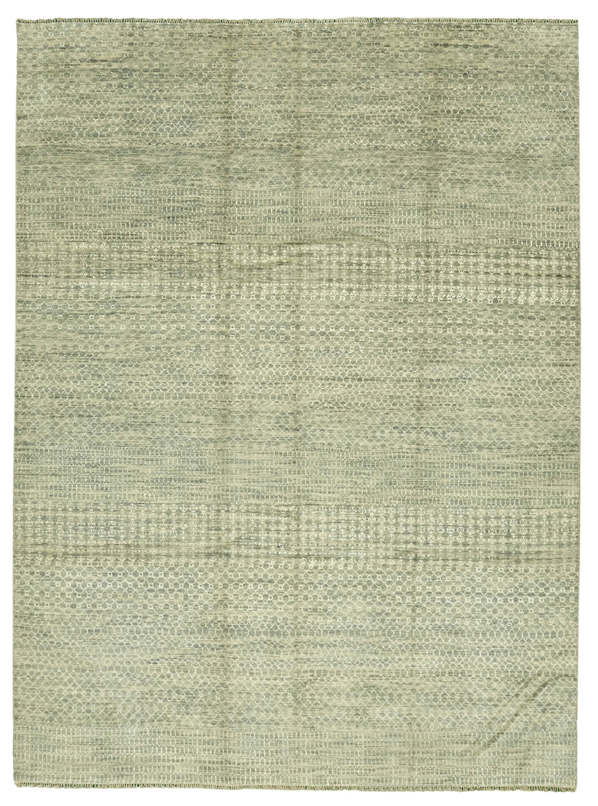 Nivro Bej Rengi Halı Modern Geometrik Desenli 267x363 cm 46584