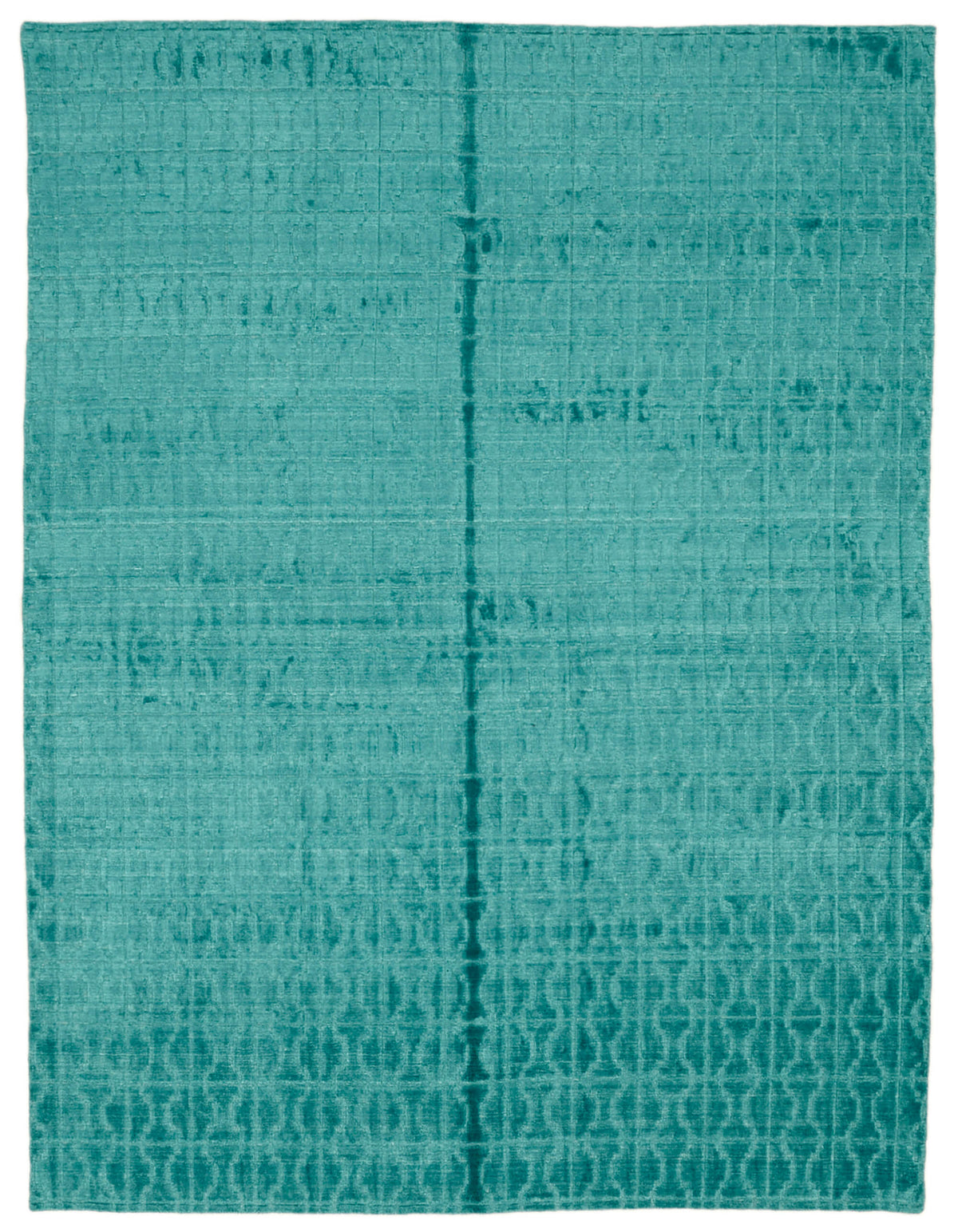 Nivro Turkuaz Halı Modern Soyut Desenli El Dokuma 260x345 cm 46590