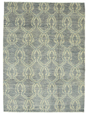 Nivro Gri Bej Geometrik Desenli Modern El Dokuma Halı 272x370 cm