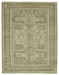 Kavale Beige Geometric Pattern Hand-Woven Rug 158x212 cm