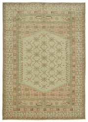 Kavale Anadolu Halısı Bej Pembe Geometrik Desenli 180x258 cm 46792