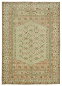 Kavale Anadolu Halısı Bej Pembe Geometrik Desenli 180x258 cm 46792