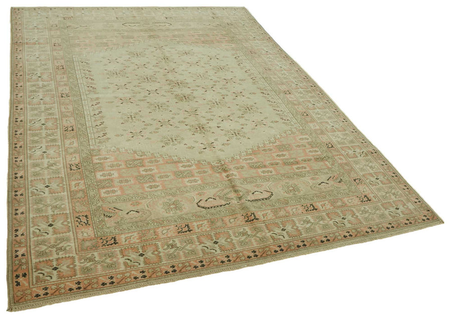 Kavale Anadolu Halısı Bej Pembe Geometrik Desenli 180x258 cm 46792 – genel görünüm