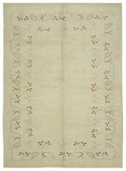 Kavale Bej Mor Modern Geometrik Desenli El Dokuma Halı 200x276 cm