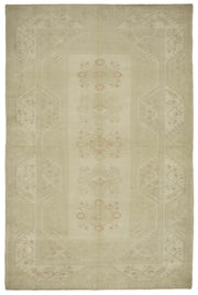 Kavale Bej Modern Halı, Bordürlü Geometrik Desenli 205x313 cm