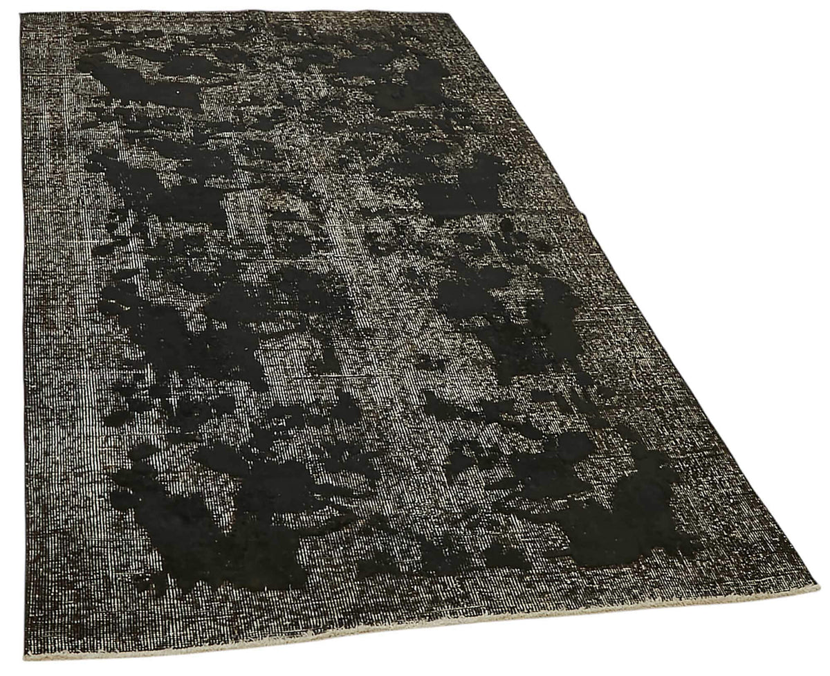 Tosole Siyah Gri Halı Soyut Desenli Modern Dokuma 115x198 cm – genel görünüm