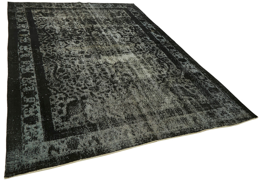 Besko Gri Siyah Soyut Desenli Yün El Dokuma Halı 201x296 cm 47000 – genel görünüm