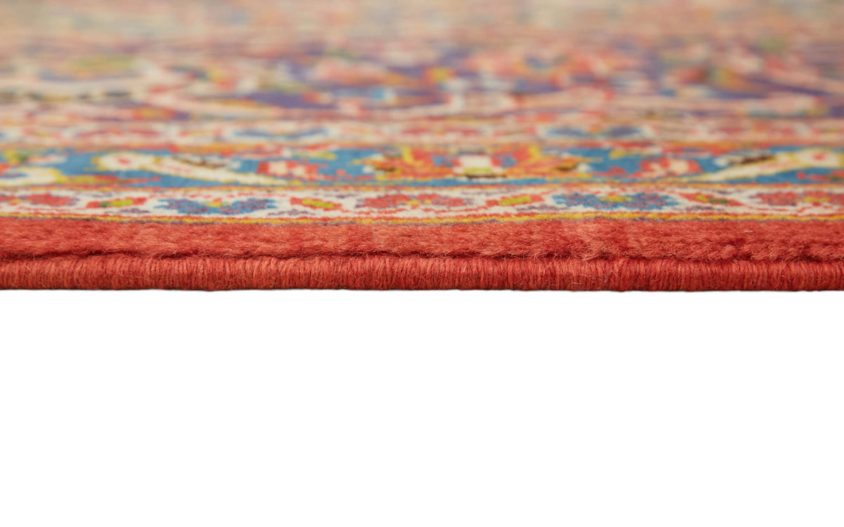Rusvo Kırmızı Dokuma Halı Madalyon Desenli Yün Vintage 305x428 cm – farklı açı