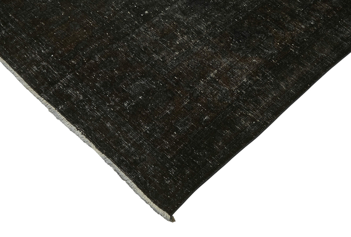 Zelko Siyah Gri Düz Desensiz Yün ve Pamuk Halı 312x407 cm 47153 – detay görünümü