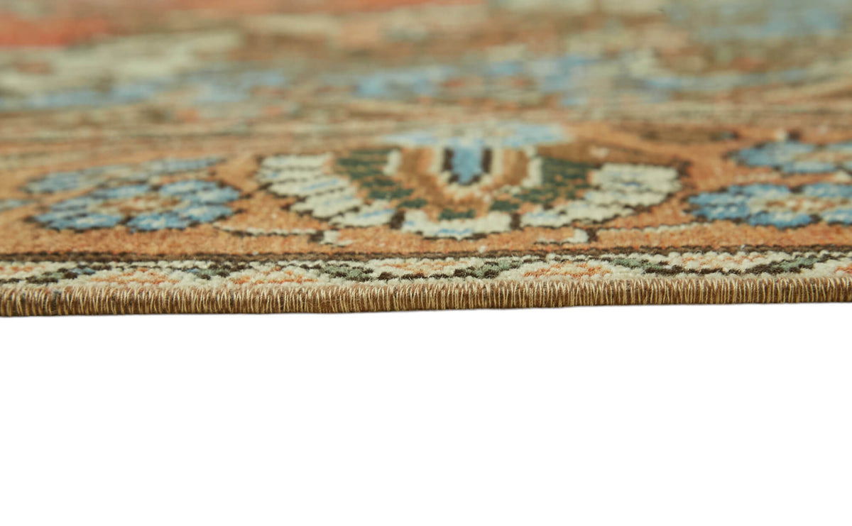Rusvo Vintage Kırmızı Madalyon Desenli El Dokuma Halı 254x382 cm 47162 – farklı açı