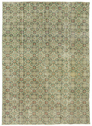 Rusvo Bej Çok Renkli Klasik Geometrik El Dokuma Halı 270x384 cm