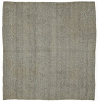 Truvo Gri Bej Düz Modern El Dokuma Kilim 243x260 cm