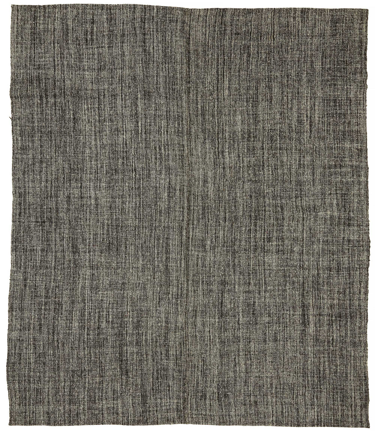 Truvo Antrasit Gri Desensiz Modern Keçi Kılı El Dokuma Kilim 242x287 cm