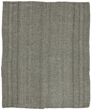 Truvo Gri Düz Modern Keçi Kılı El Dokuma Kilim 198x240 cm