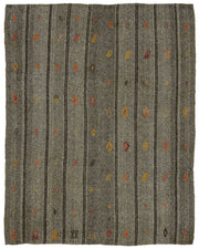 Truvo Geometrik Kilim Kırmızı ve Turuncu Desenli 178x226 cm 47234