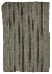 Truvo Kıl Kilim Antrasit Gri Çizgili Modern Dokuma 173x255 cm 47256