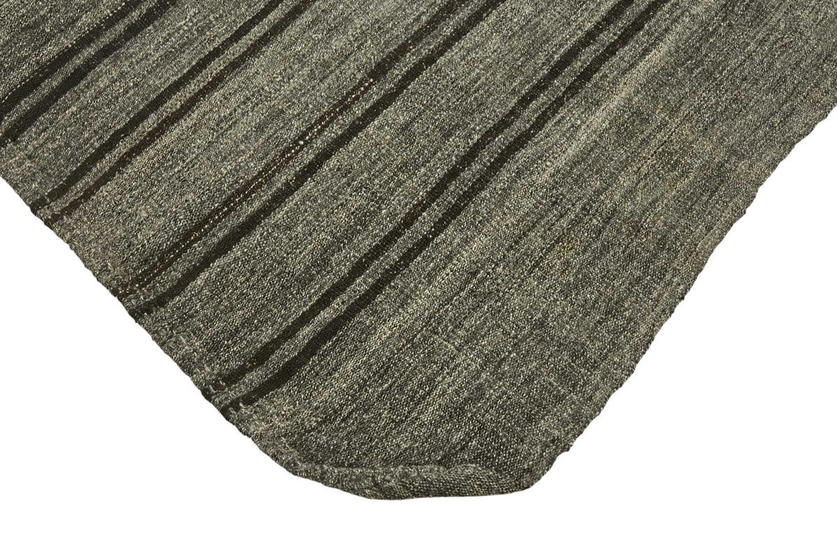Truvo Kıl Kilim Antrasit Gri Çizgili Modern Dokuma 173x255 cm 47256 – detay görünümü