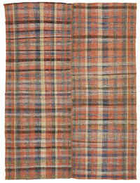 Kadex Geometrik Kilim Chaput Kareli Dama Desenli 190x254 cm 47304