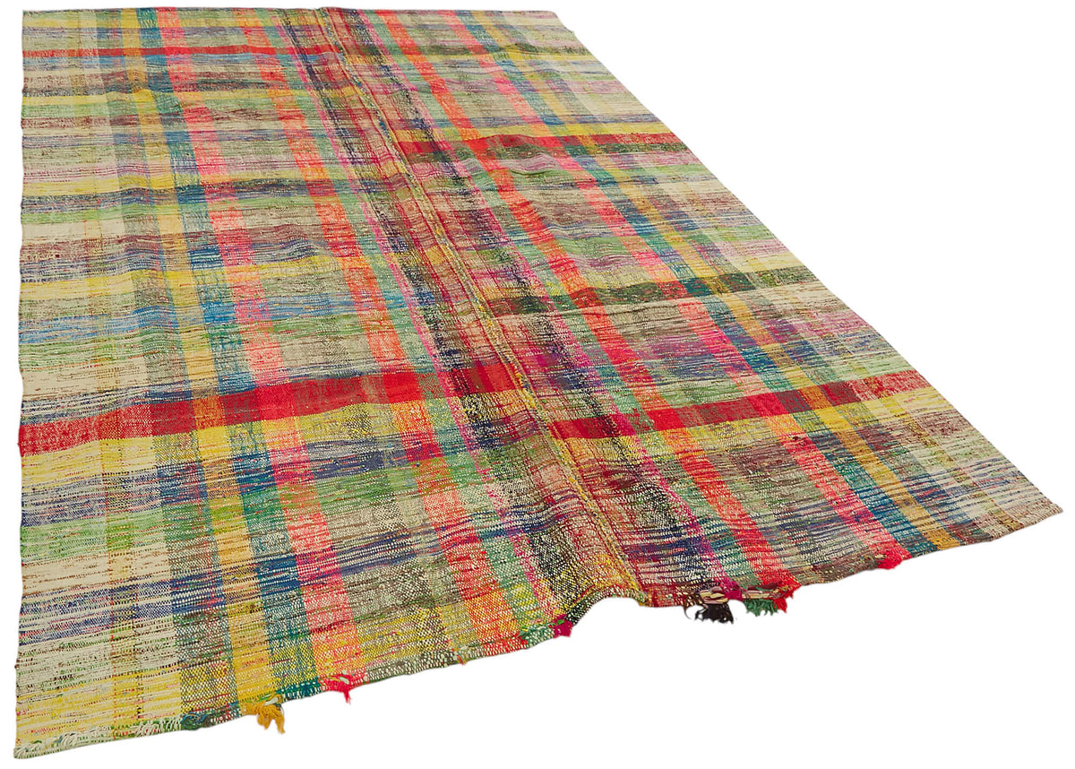 Kadex Çok Renkli Halı Geometrik Desenli El Dokuma 209x314 cm – genel görünüm