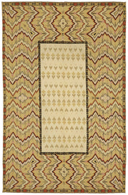 Sivemi Kahverengi Halı 6 m² Kareli Desenli Düz Dokuma 196x311 cm