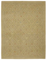 Sivemi Vintage Bej Krem Geometrik Desenli El Dokuma Halı 272x360 cm