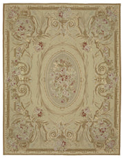 Mevri Çiçek Desenli Kahverengi ve Bej Halı 249x314 cm 47476