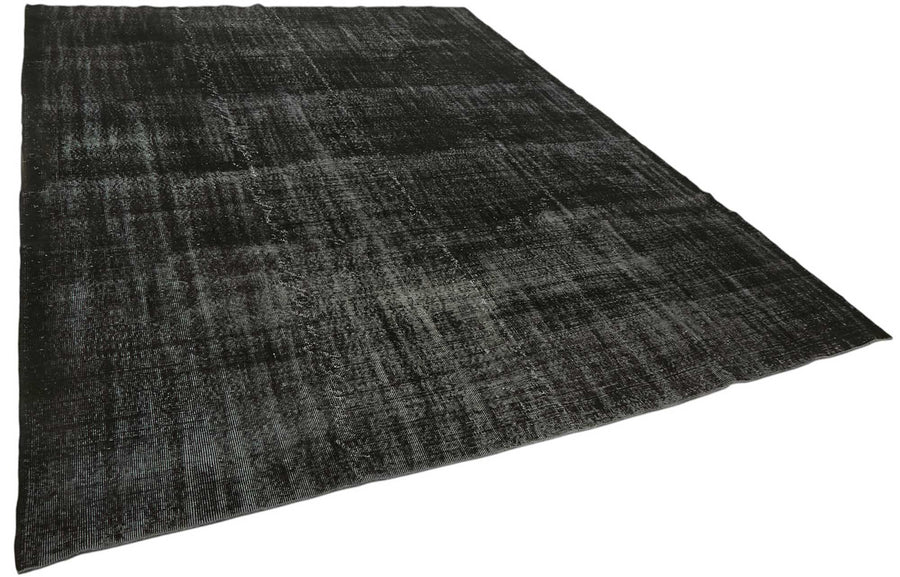 Zelko Siyah Gri Modern Soyut Desenli El Dokuma Halı 271x354 cm – genel görünüm