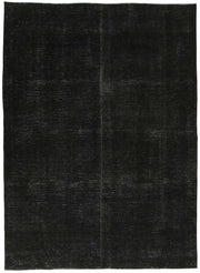 Zelko Siyah Gri Düz Modern El Dokuma Halı 300x400 cm