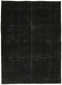 Zelko Siyah Gri Düz Modern El Dokuma Halı 300x400 cm