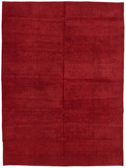 Zelko Desensiz Kırmızı Overdyed El Dokuma Halı 300x400 cm