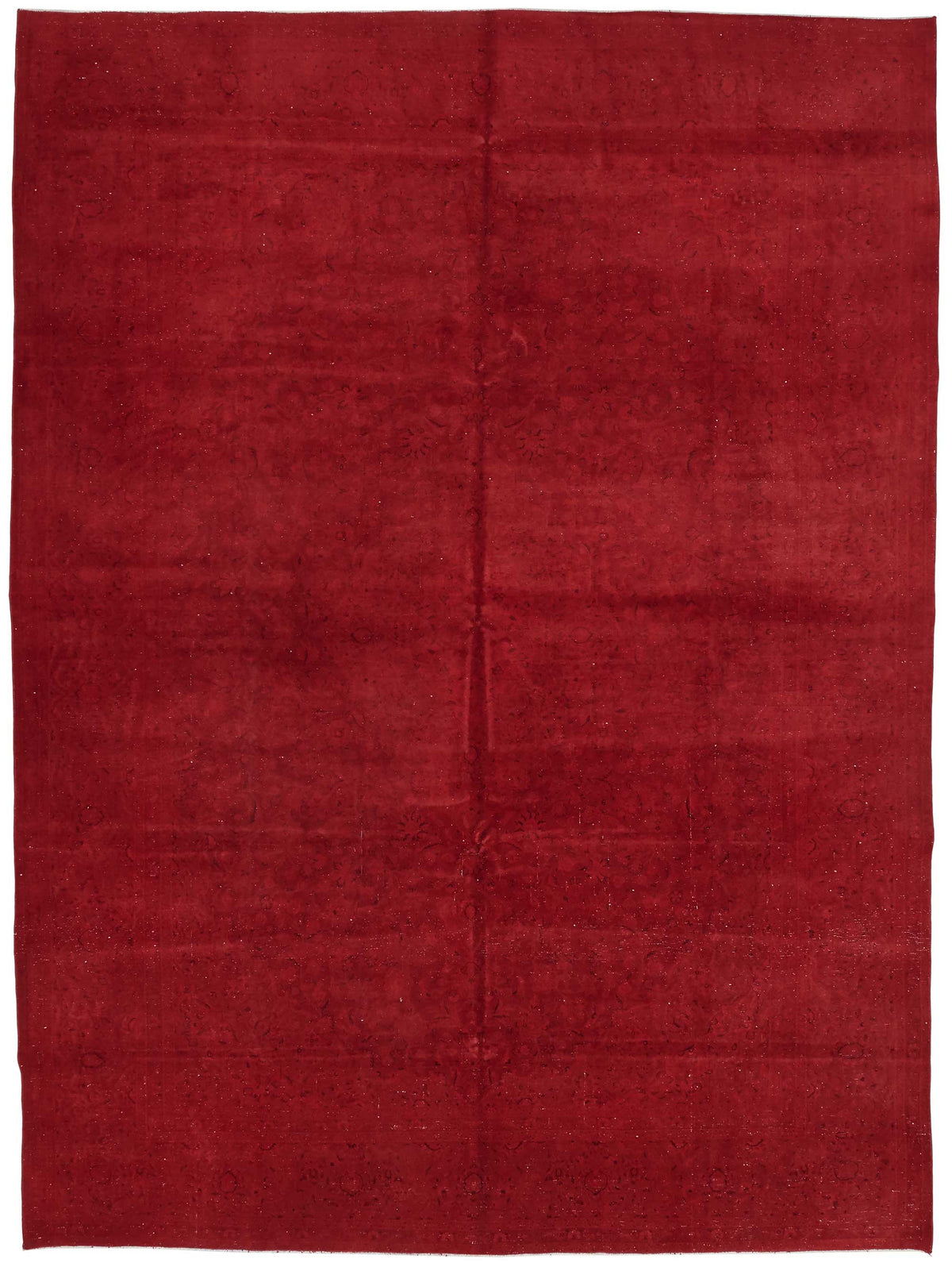 Zelko Desensiz Kırmızı Overdyed El Dokuma Halı 300x400 cm